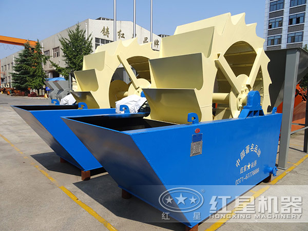 單葉輪式洗砂機(jī)，占地小，處理量小