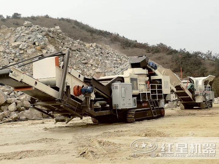 建筑垃圾破碎現(xiàn)場，選好設(shè)備收益更高