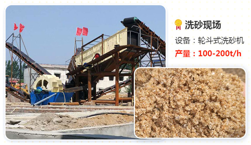 輪式洗砂機(jī)產(chǎn)量高、效果好