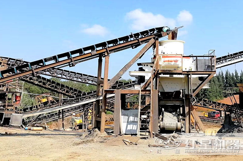 制砂機(jī)成品粒型好，成品多用于建筑工程，道路基建